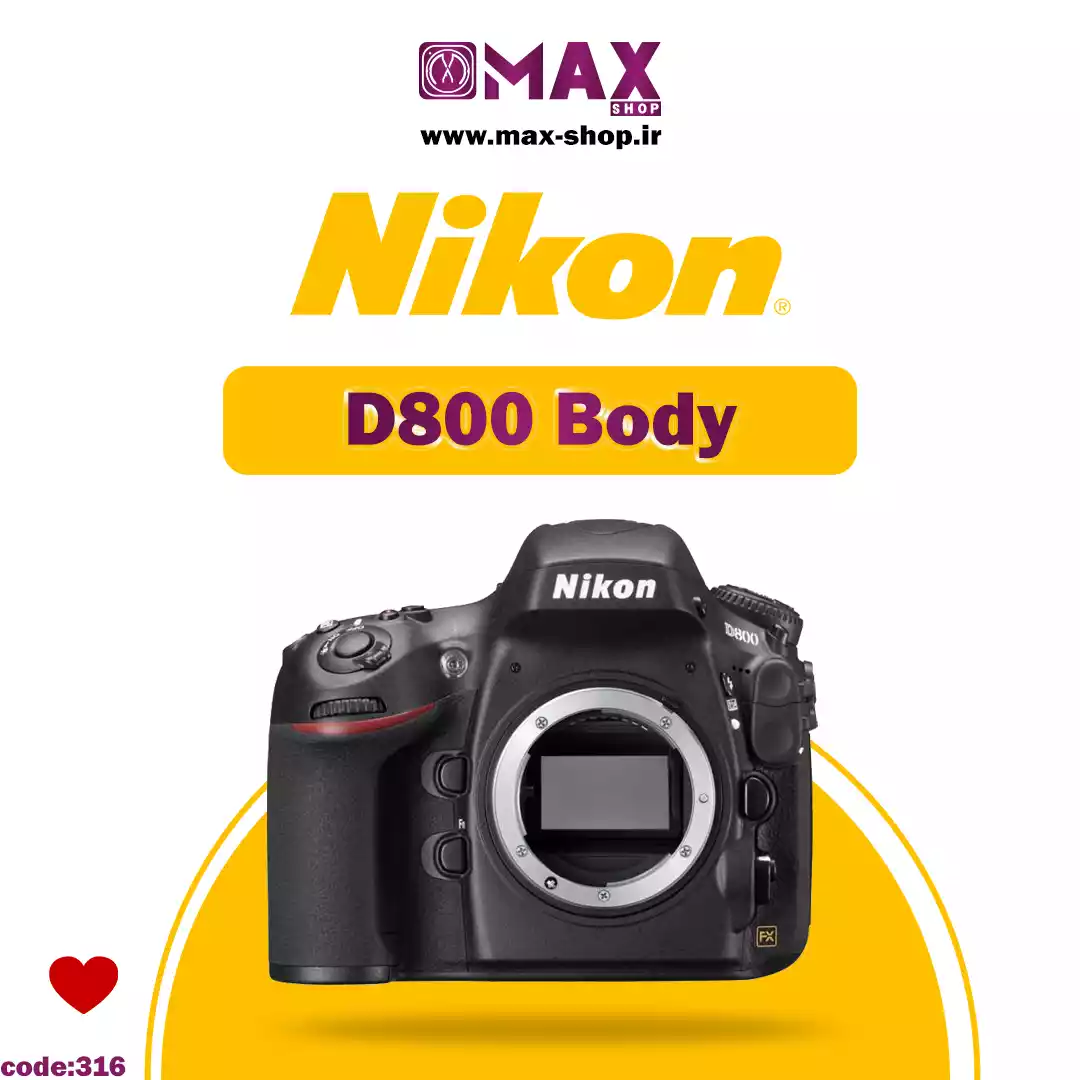 دوربین حرفه ای نیکون | Nikon D800 Body دست دو